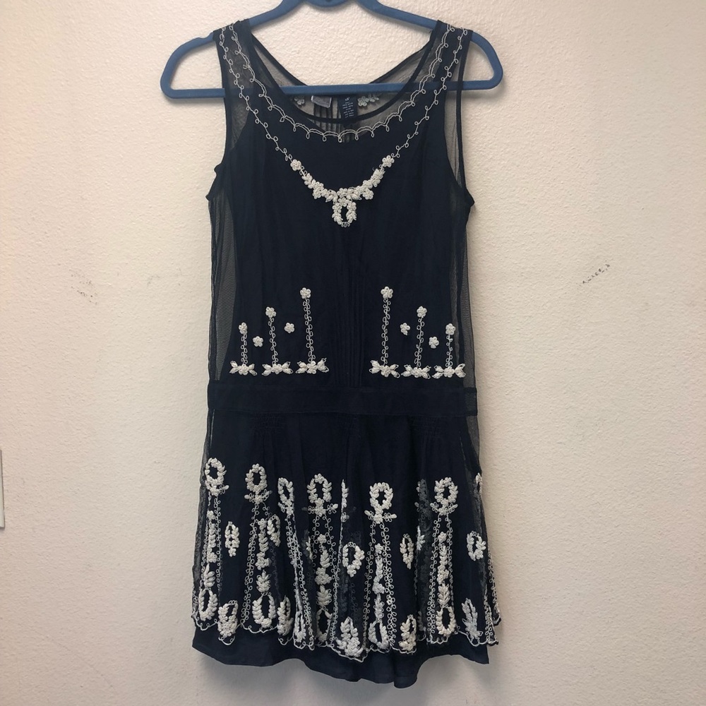 Black lace dress